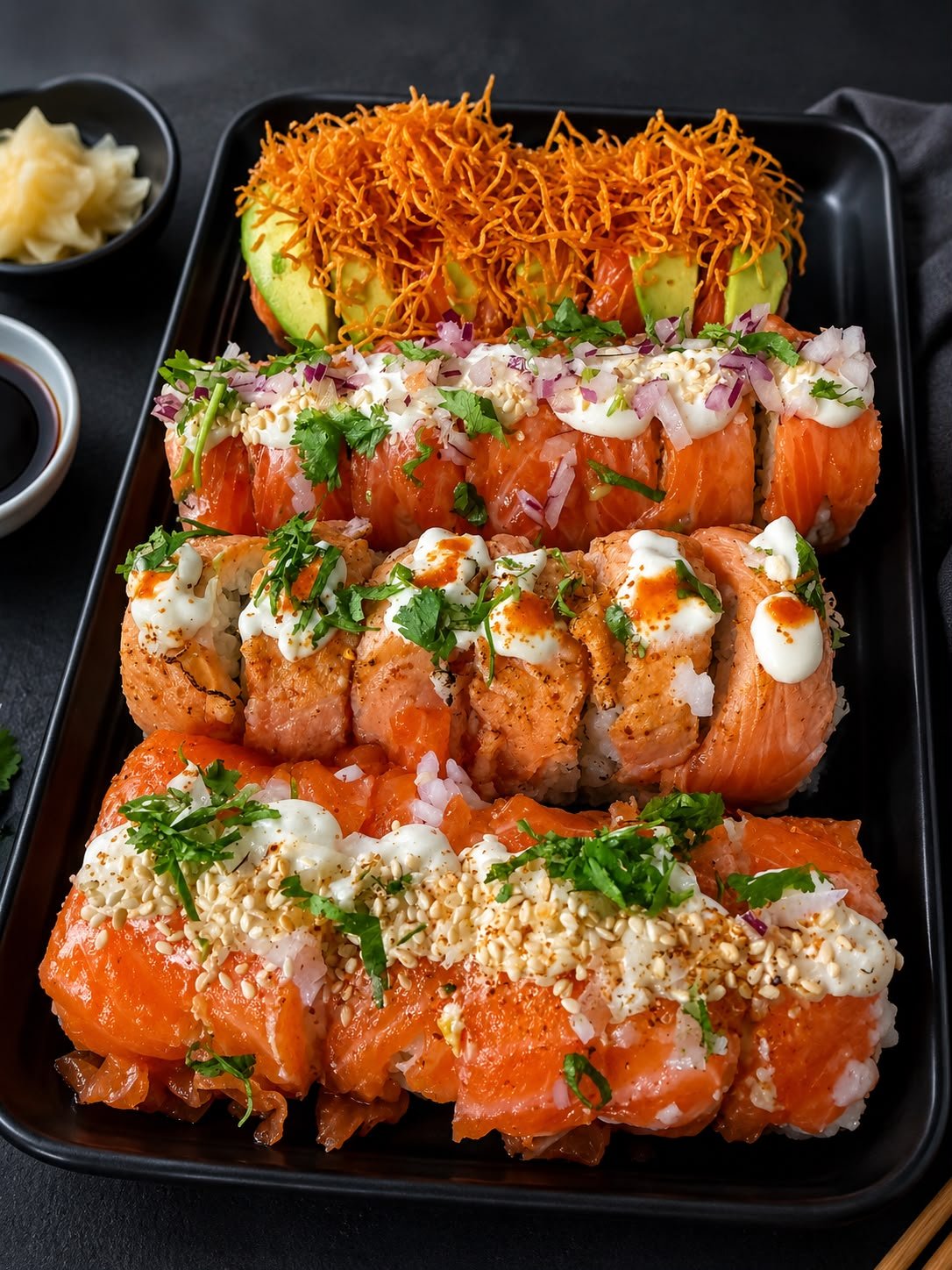 Packaging premium Dragon Roll Sushi